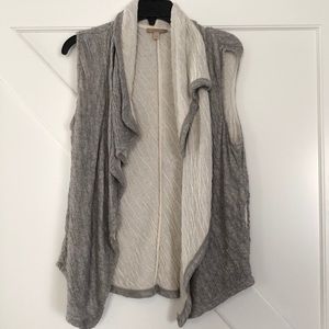 NWOT Anthropologie Bordeaux Vest, XS